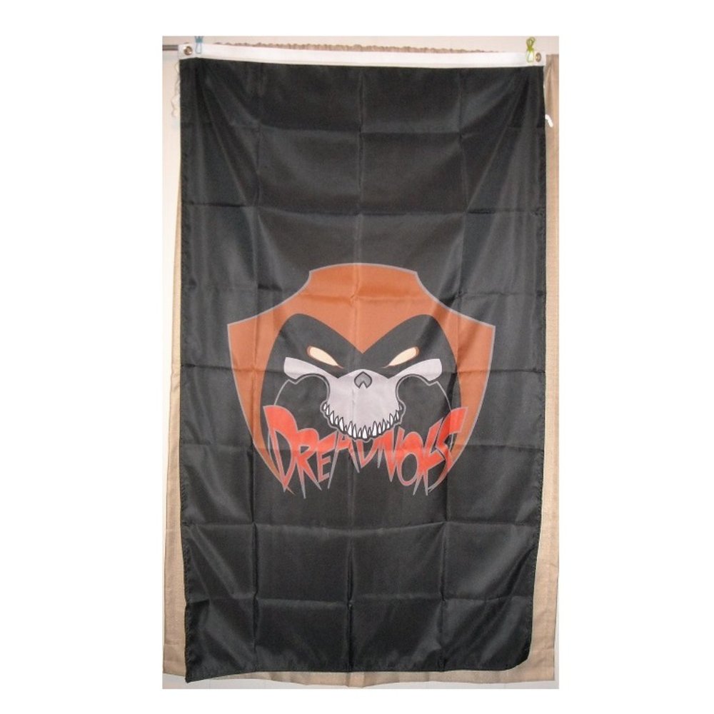 DreadNoks G.I. Joe Cobra 3'x5' black Vertical 1 Flag Banner Dreadnok Zartan